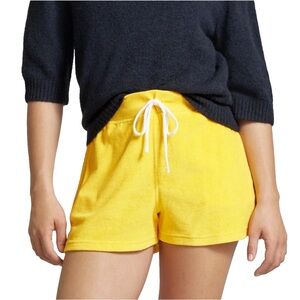 Polo Ralph Lauren Women Yellow Summer Shorts Drawstring Small NWOT